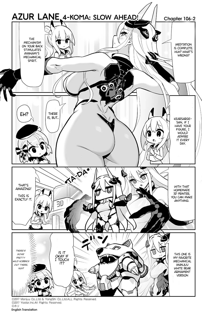 Azur Lane 4-koma: Slow Ahead Chapter 106 page 2 - Chapter 106: Kearsarge
