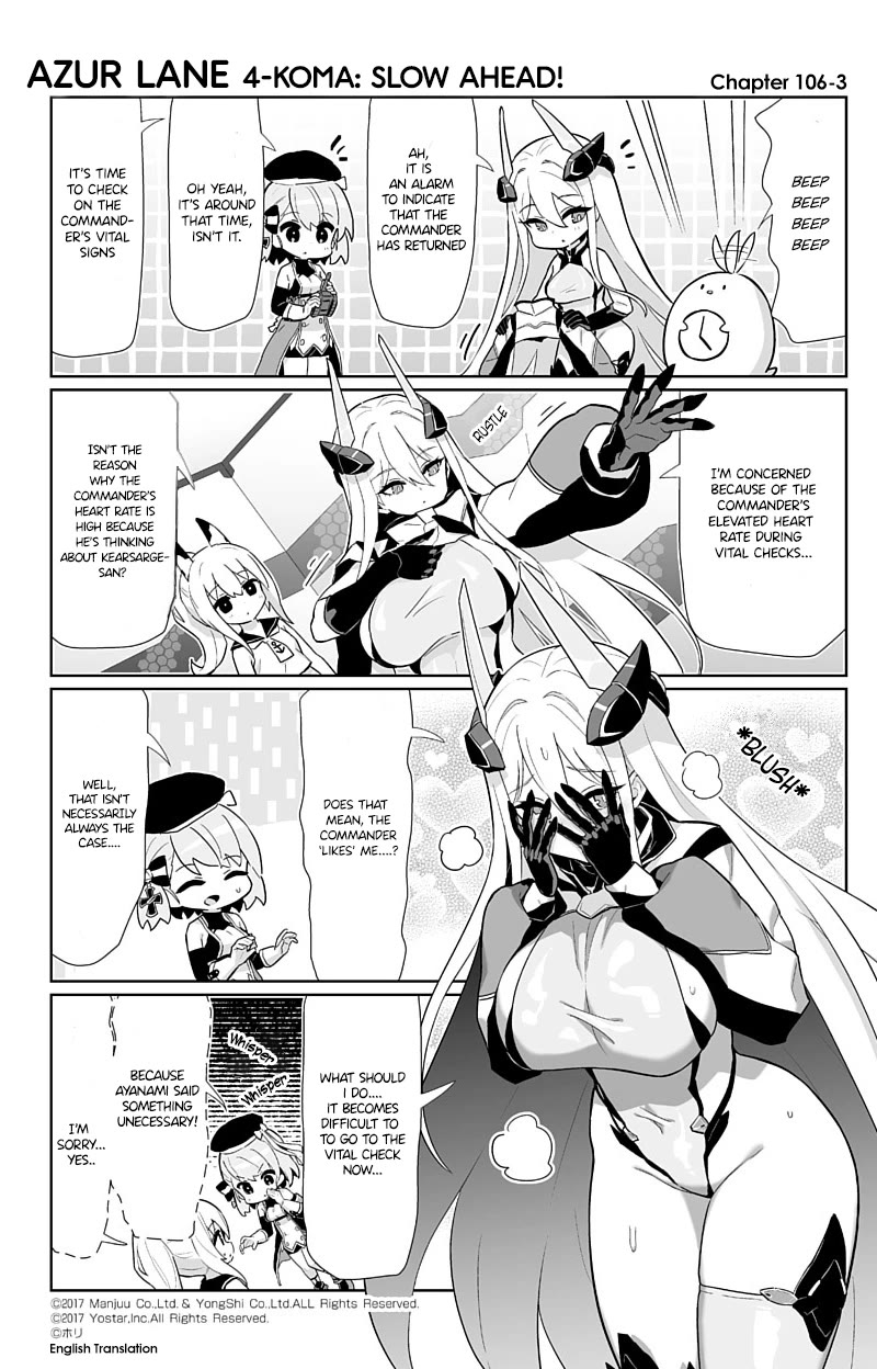 Azur Lane 4-koma: Slow Ahead Chapter 106 page 3 - Chapter 106: Kearsarge