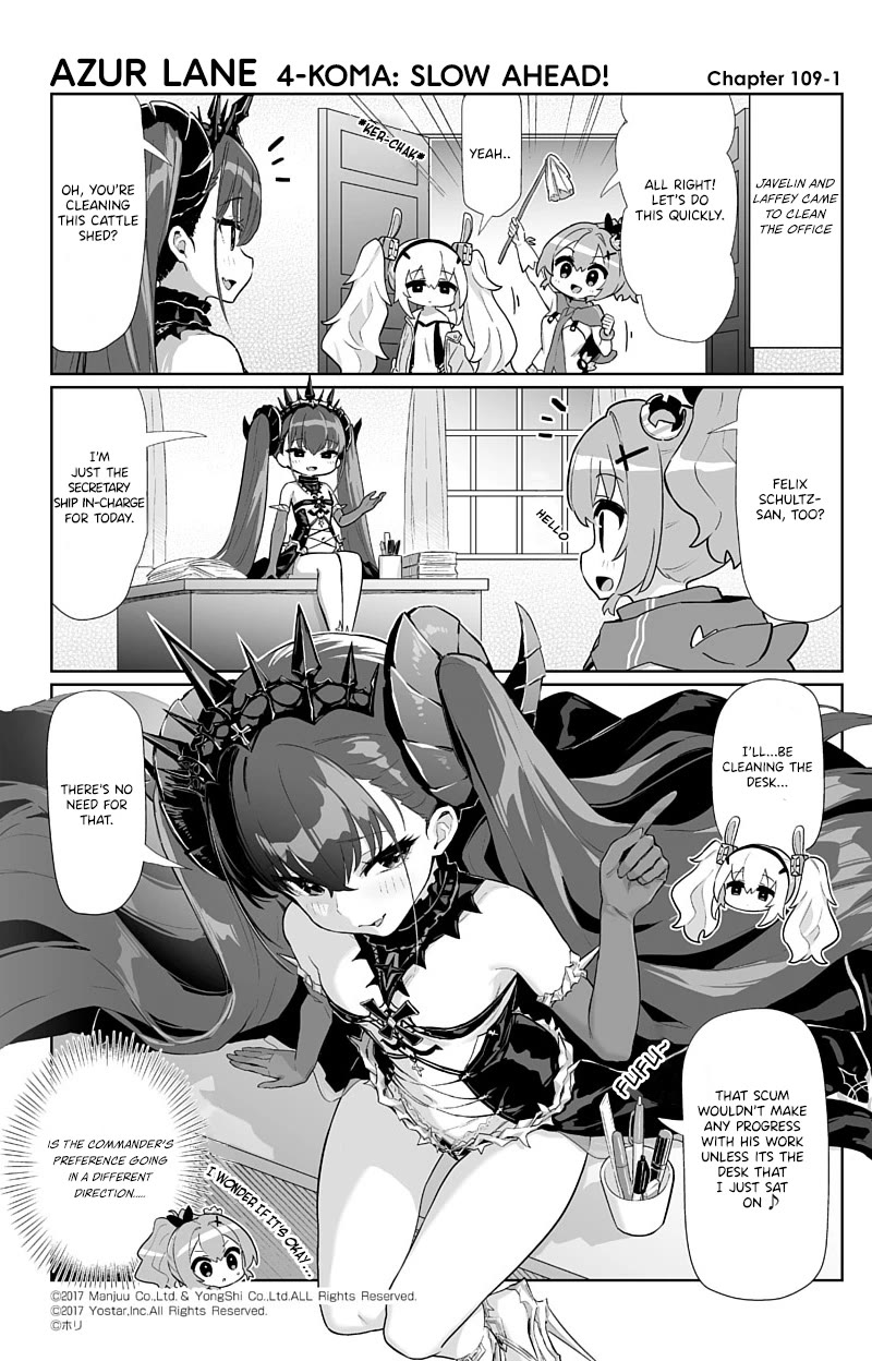 Azur Lane 4-koma: Slow Ahead Chapter 109 page 1 - Chapter 109: Felix Schultz