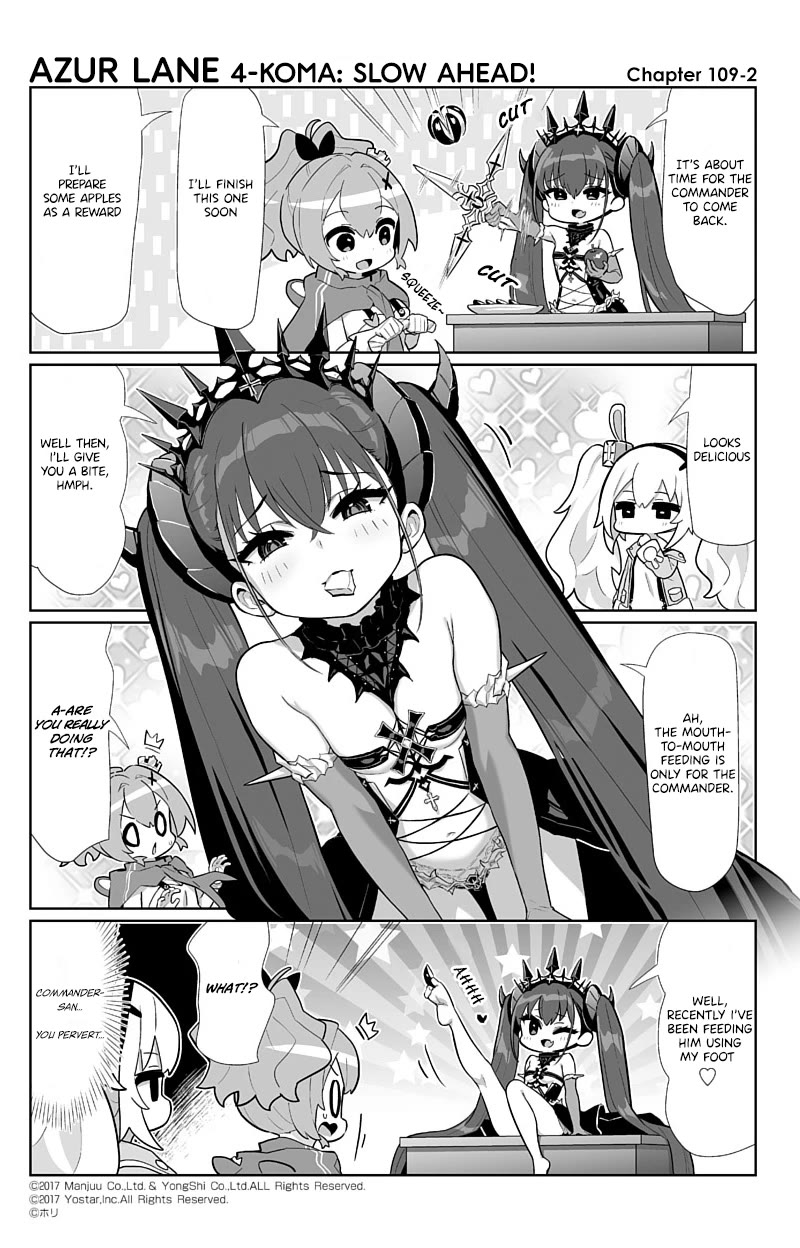 Azur Lane 4-koma: Slow Ahead Chapter 109 page 2 - Chapter 109: Felix Schultz