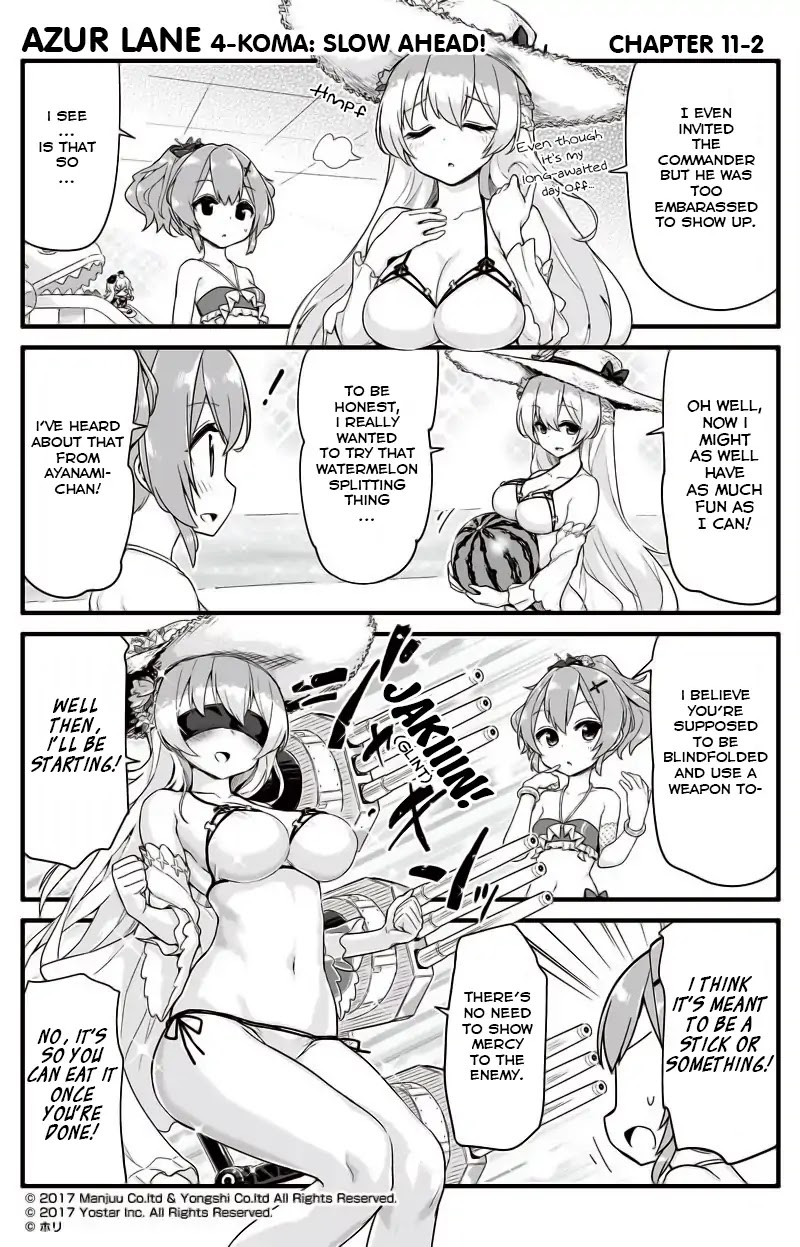 Azur Lane 4-koma: Slow Ahead Chapter 11 page 2 - Chapter 11