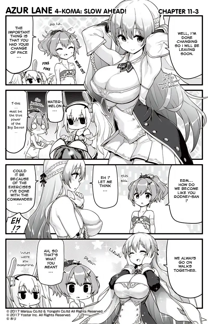 Azur Lane 4-koma: Slow Ahead Chapter 11 page 3 - Chapter 11