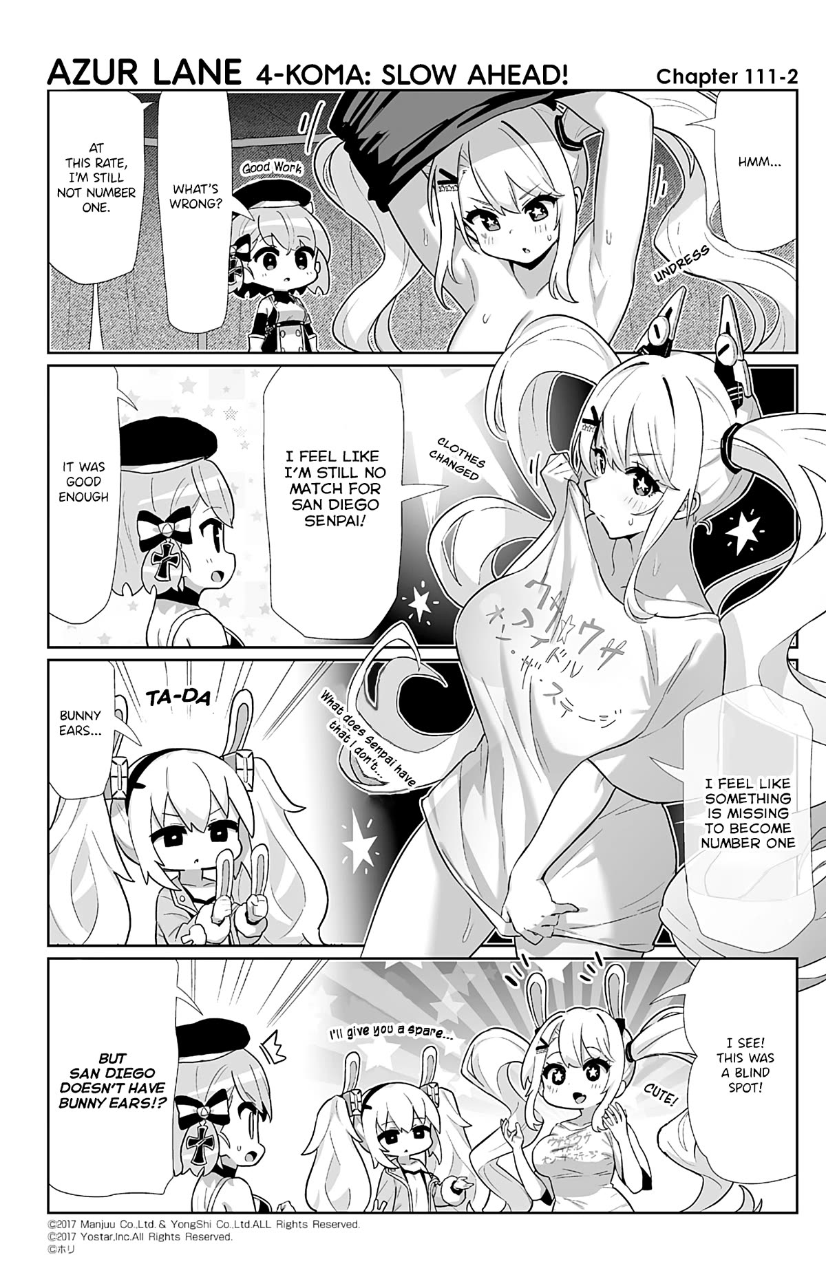 Azur Lane 4-koma: Slow Ahead Chapter 111 page 2 - Chapter 111: Guam