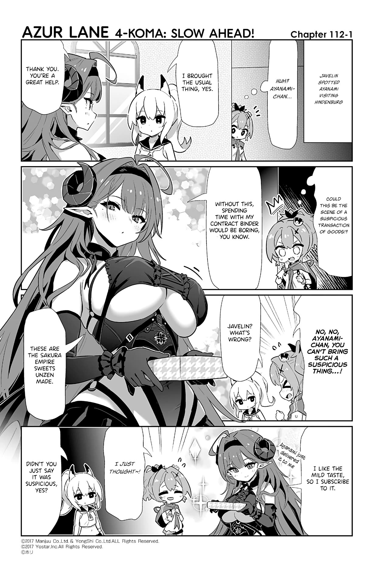 Azur Lane 4-koma: Slow Ahead Chapter 112 page 1 - Chapter 112: Hindenburg