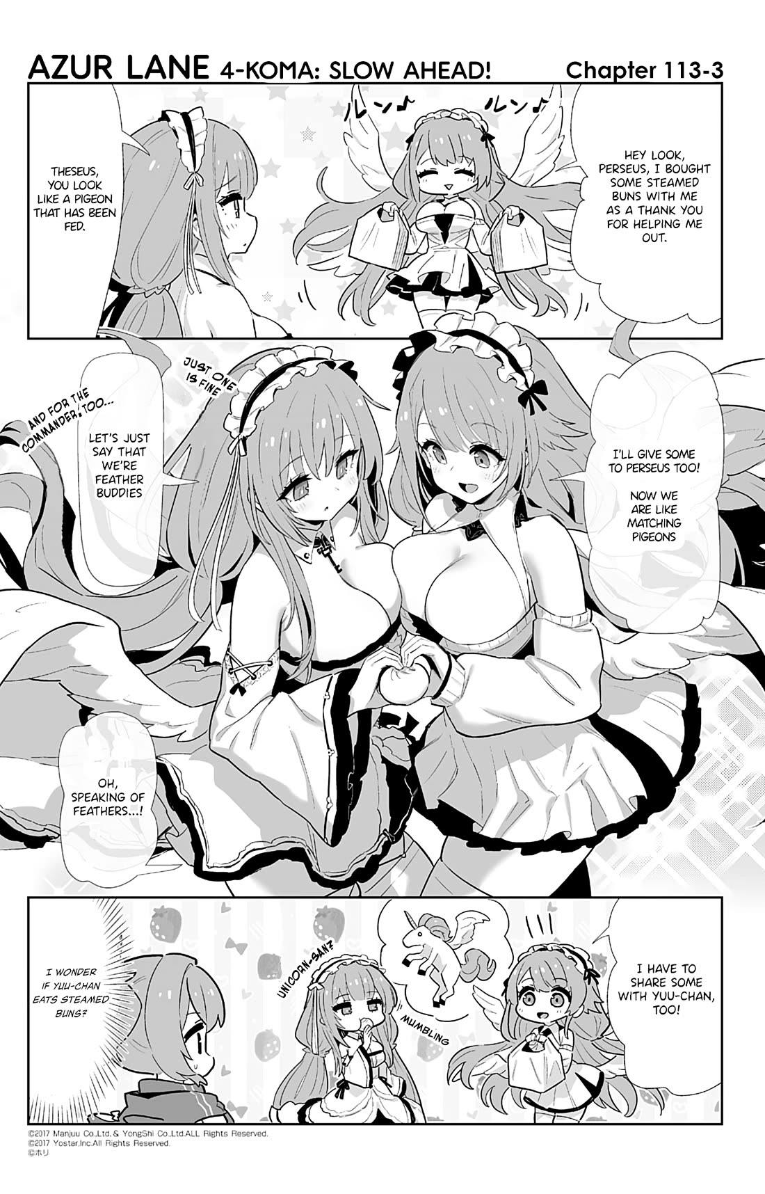 Azur Lane 4-koma: Slow Ahead Chapter 113 page 3 - Chapter 113: Theseus & Perseus