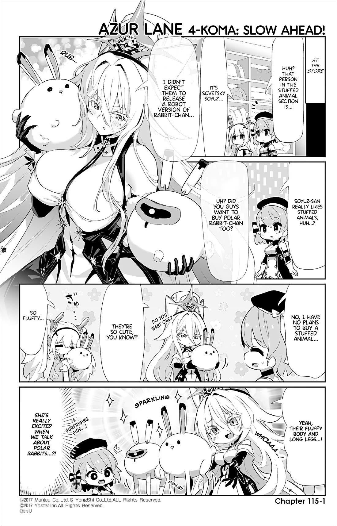 Azur Lane 4-koma: Slow Ahead Chapter 115 page 1 - Chapter 115: Sovetsky Soyuz
