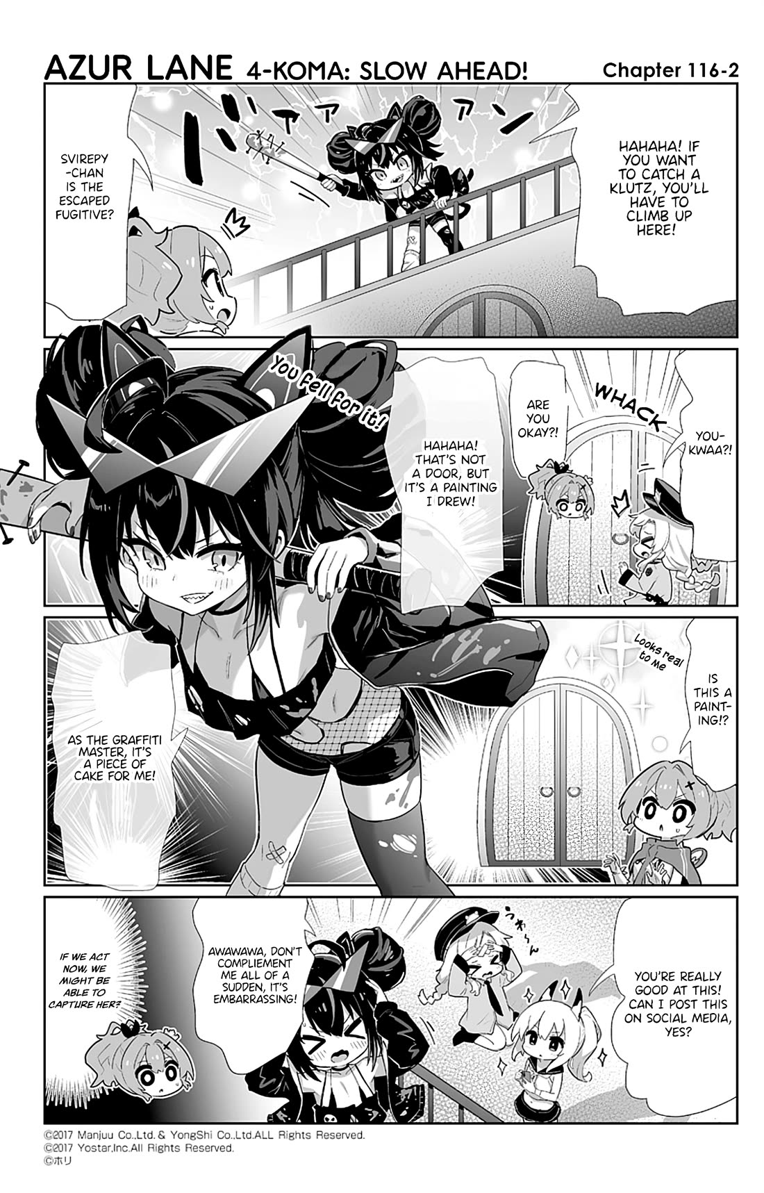 Azur Lane 4-koma: Slow Ahead Chapter 116 page 2 - Chapter 116: Ognevoy & Svirepy