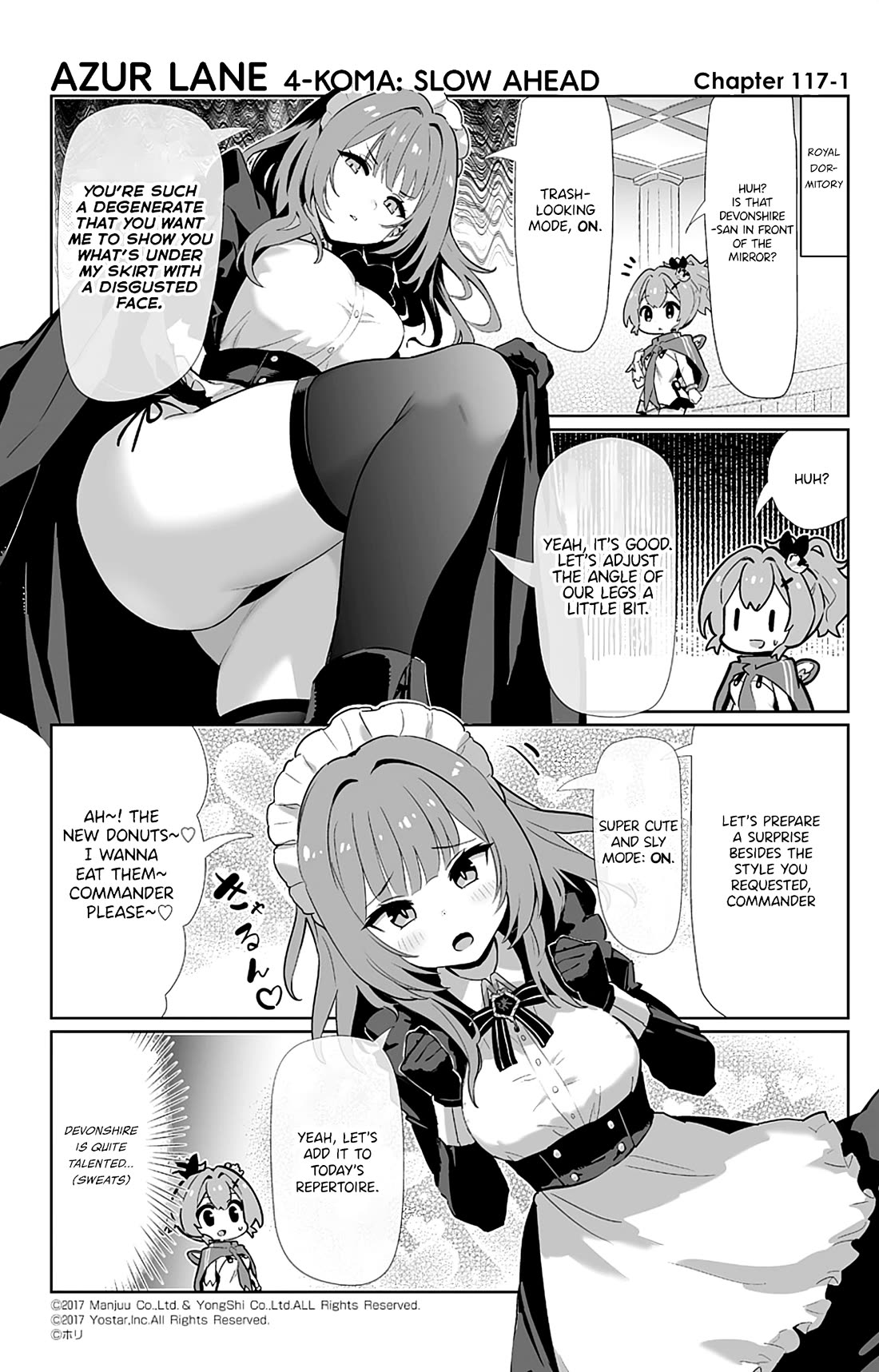 Azur Lane 4-koma: Slow Ahead Chapter 117 page 1 - Chapter 117