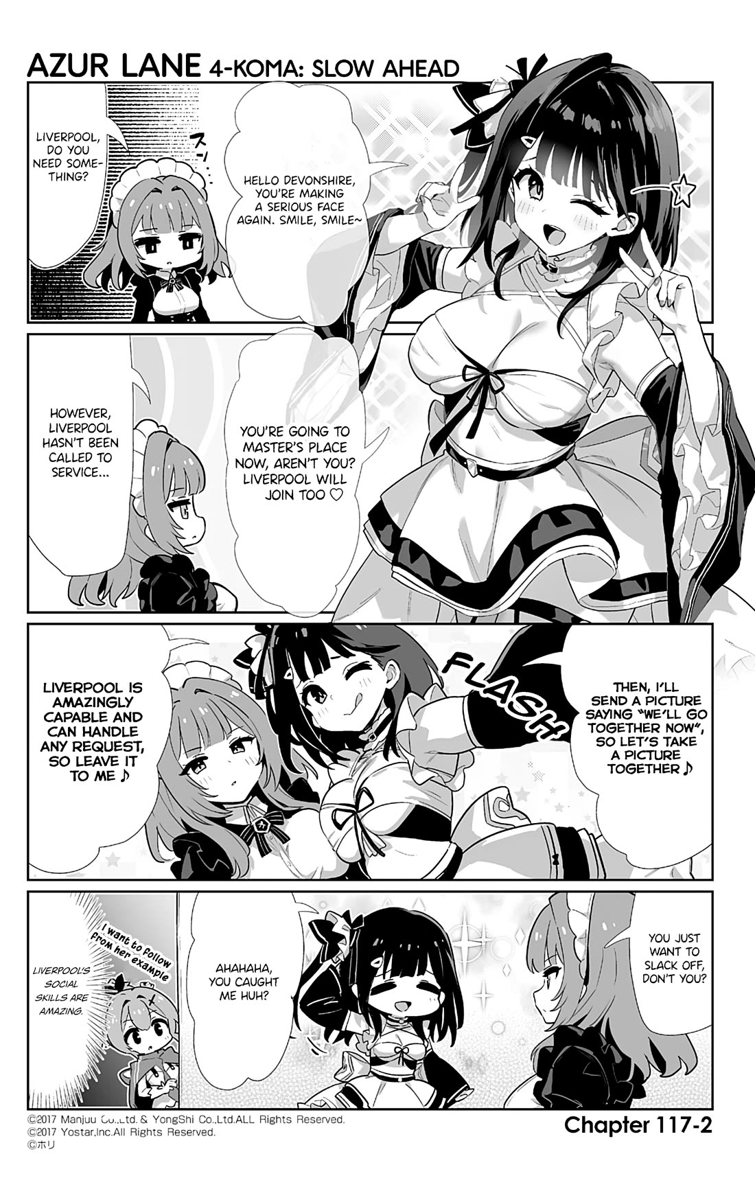 Azur Lane 4-koma: Slow Ahead Chapter 117 page 2 - Chapter 117
