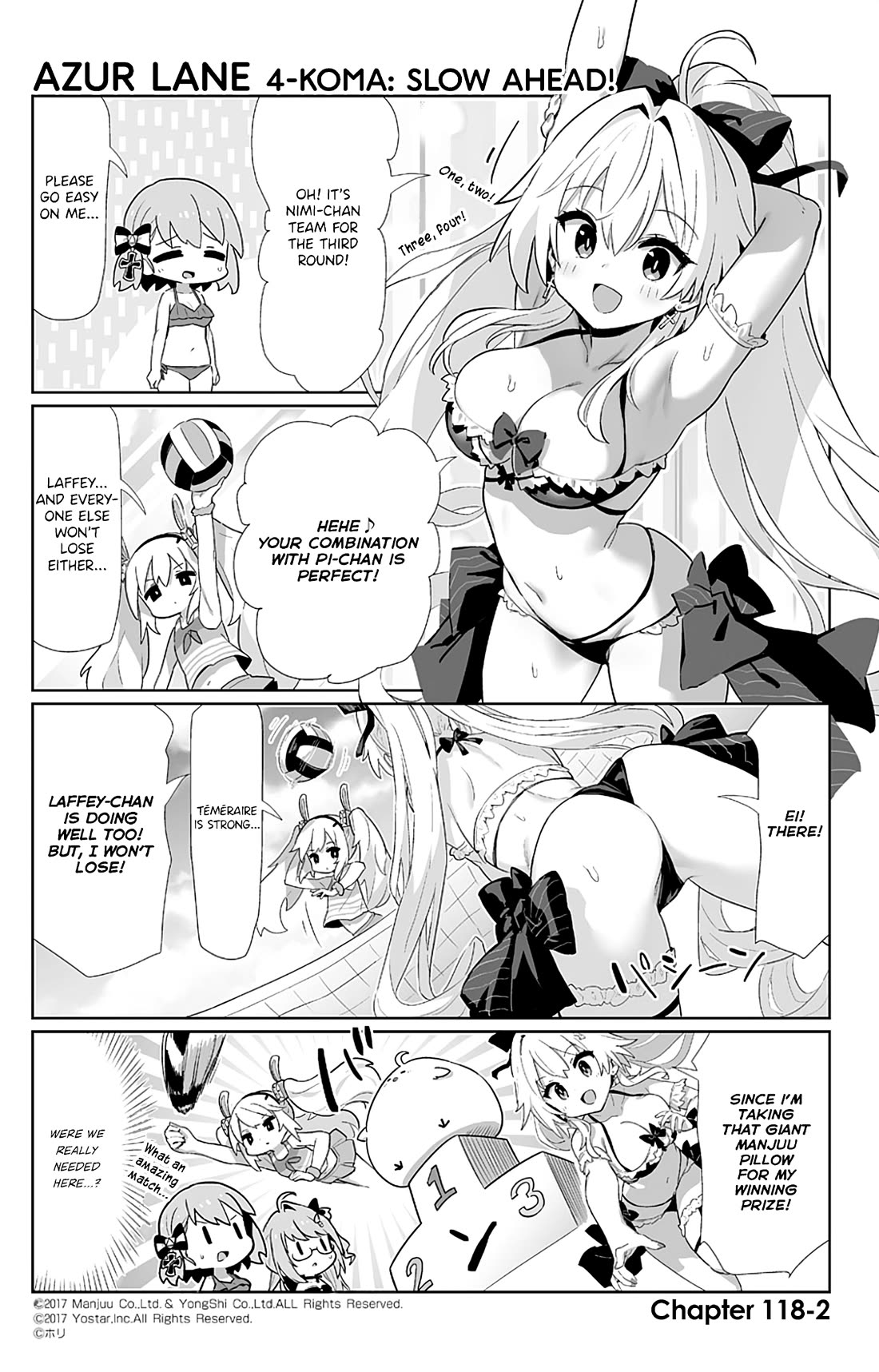 Azur Lane 4-koma: Slow Ahead Chapter 118 page 2 - Chapter 118: Le Opiniâtre & Le Téméraire
