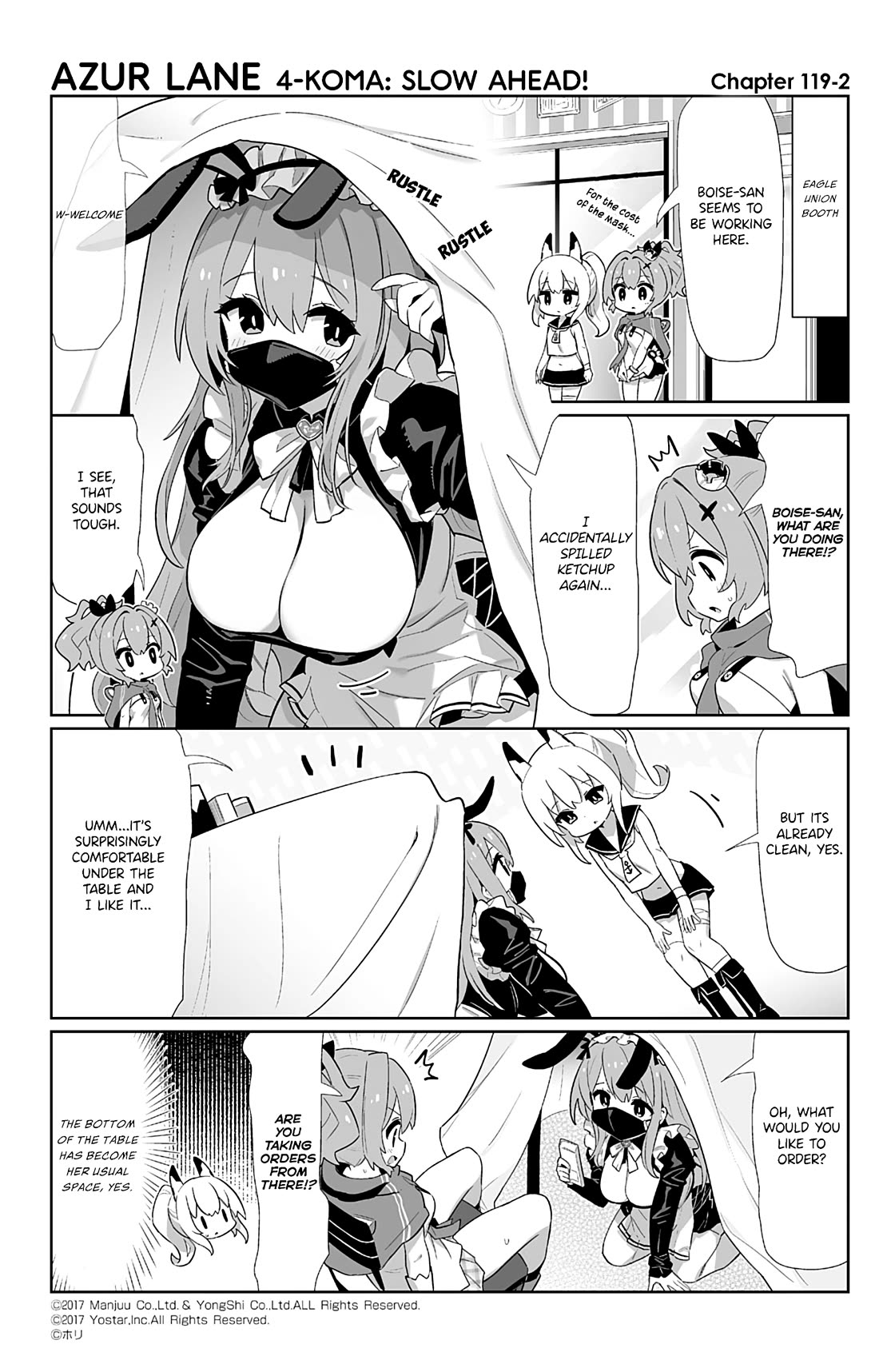 Azur Lane 4-koma: Slow Ahead Chapter 119 page 2 - Chapter 119: Boise