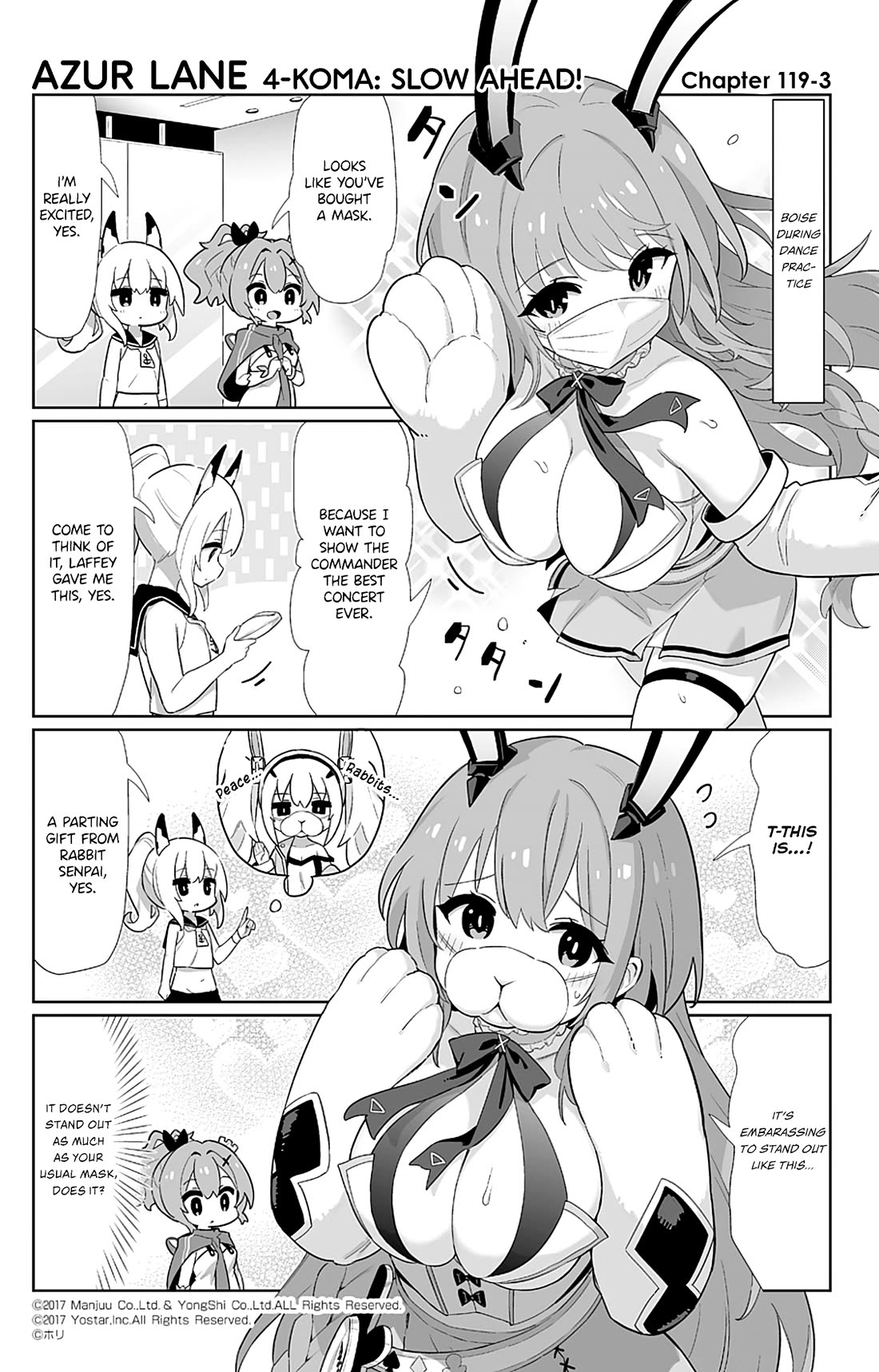Azur Lane 4-koma: Slow Ahead Chapter 119 page 3 - Chapter 119: Boise