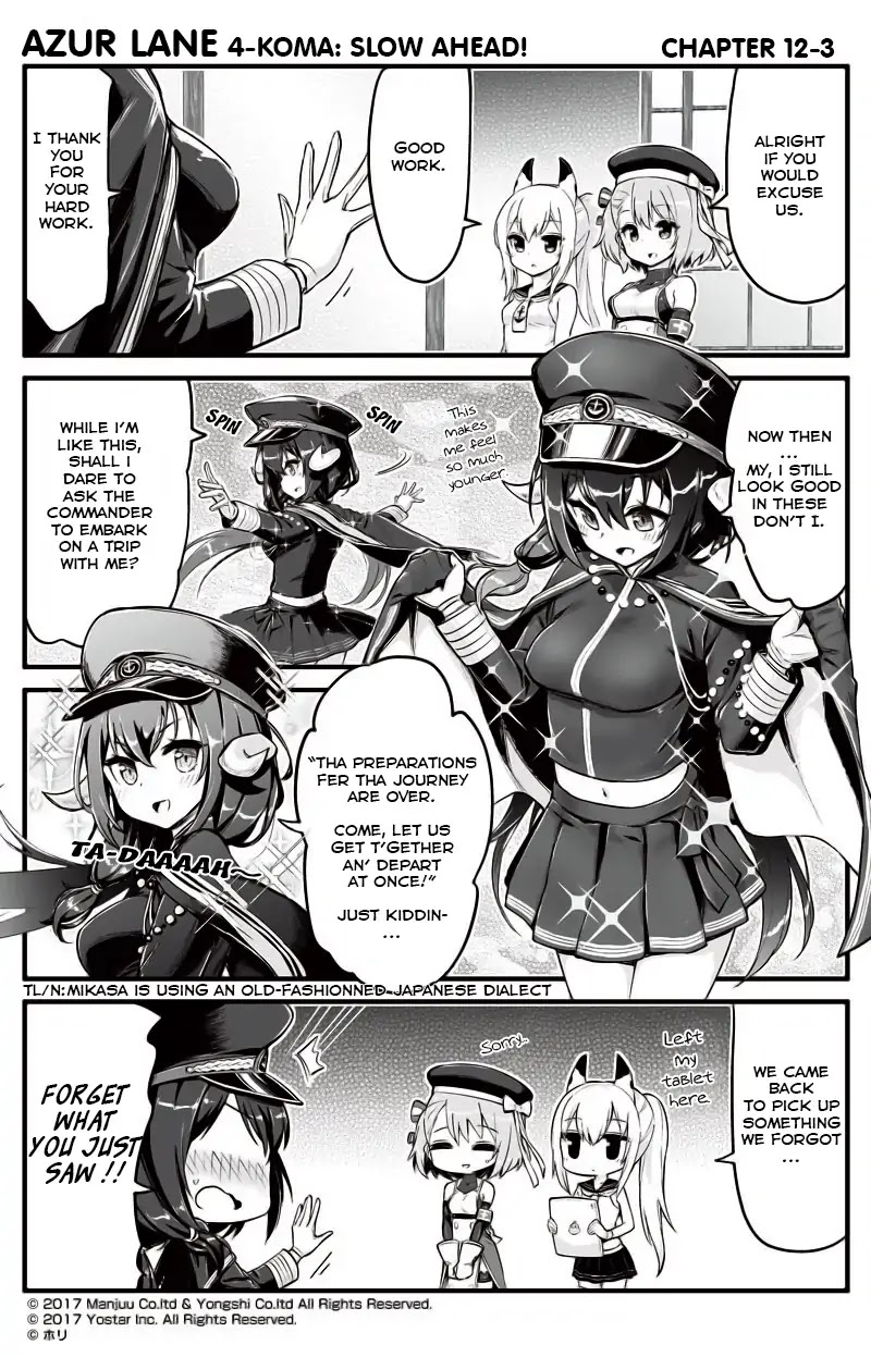Azur Lane 4-koma: Slow Ahead Chapter 12 page 3 - Chapter 12