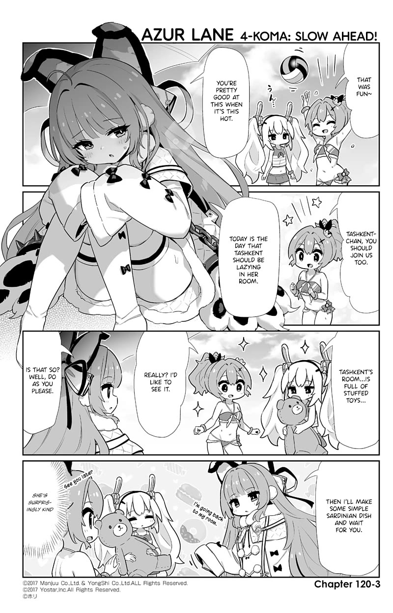 Azur Lane 4-koma: Slow Ahead Chapter 120 page 3 - Chapter 120: Tashkent