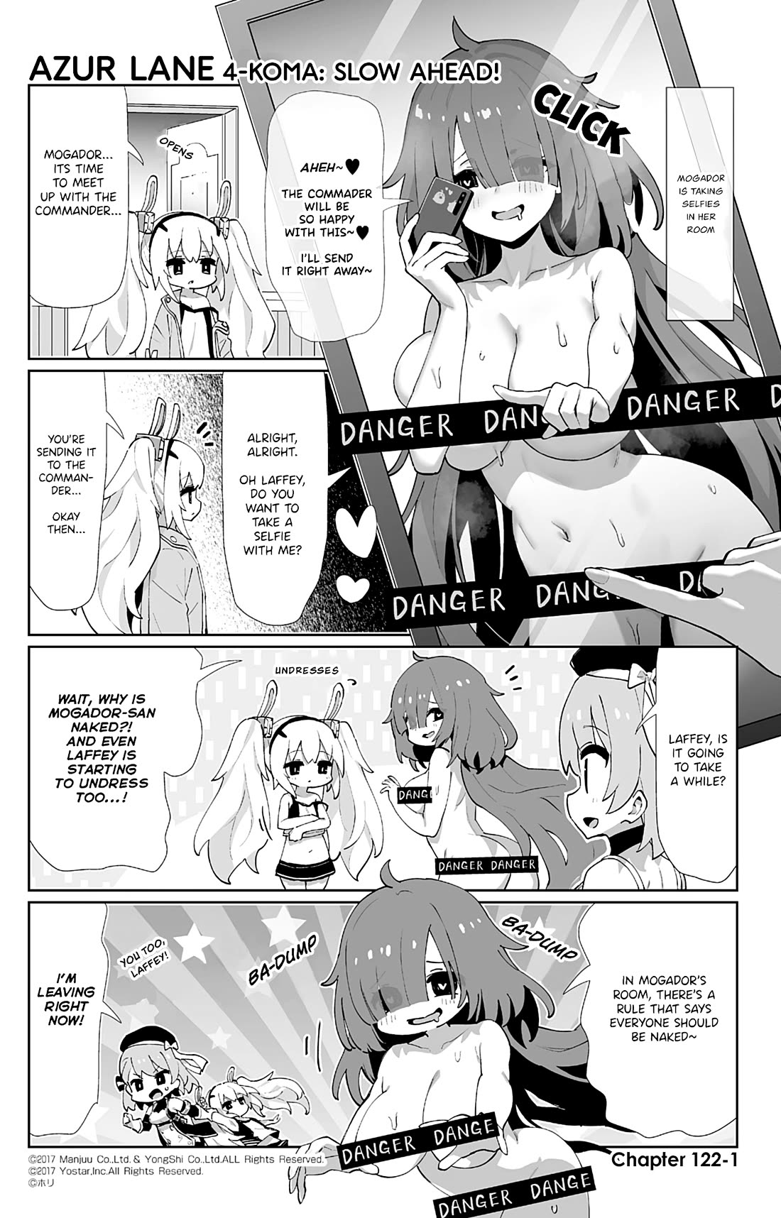 Azur Lane 4-koma: Slow Ahead Chapter 122 page 1 - Chapter 122: Mogador