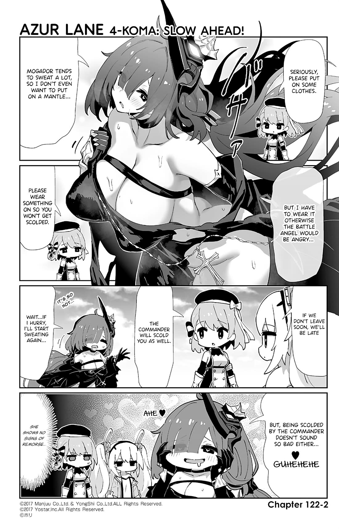 Azur Lane 4-koma: Slow Ahead Chapter 122 page 2 - Chapter 122: Mogador
