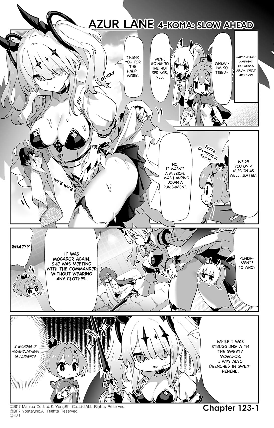 Azur Lane 4-koma: Slow Ahead Chapter 123 page 1 - Chapter 123: Joffre