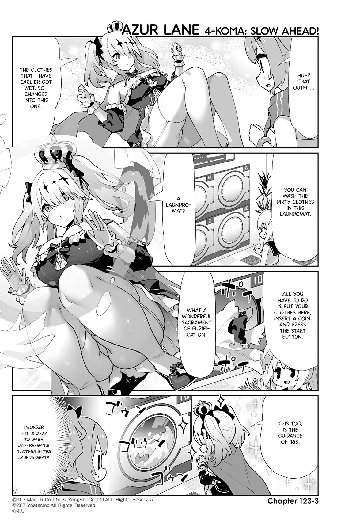 Azur Lane 4-koma: Slow Ahead Chapter 123 page 3 - Chapter 123: Joffre