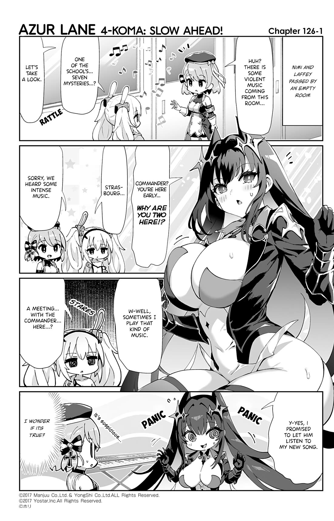 Azur Lane 4-koma: Slow Ahead Chapter 126 page 1 - Chapter 126: Strasbourg