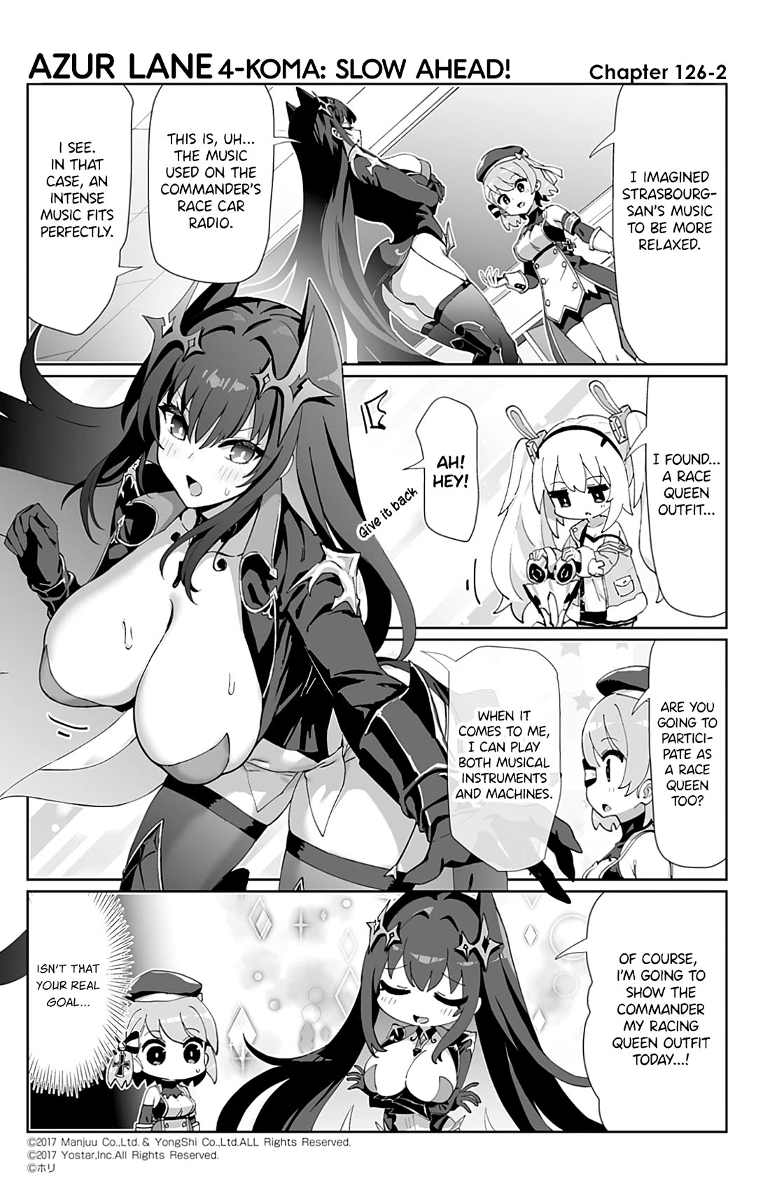 Azur Lane 4-koma: Slow Ahead Chapter 126 page 2 - Chapter 126: Strasbourg