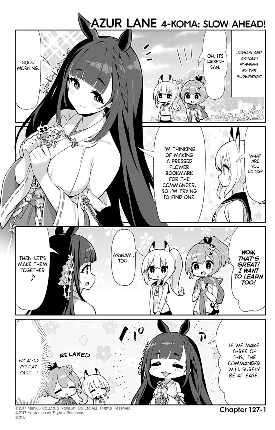 Azur Lane 4-koma: Slow Ahead Chapter 127 page 1 - Chapter 127: Daisen