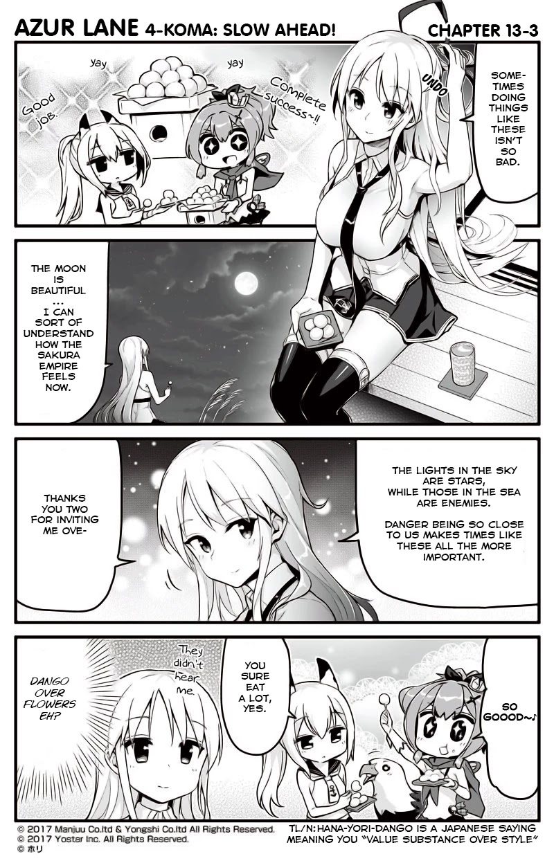 Azur Lane 4-koma: Slow Ahead Chapter 13 page 3 - Chapter 13