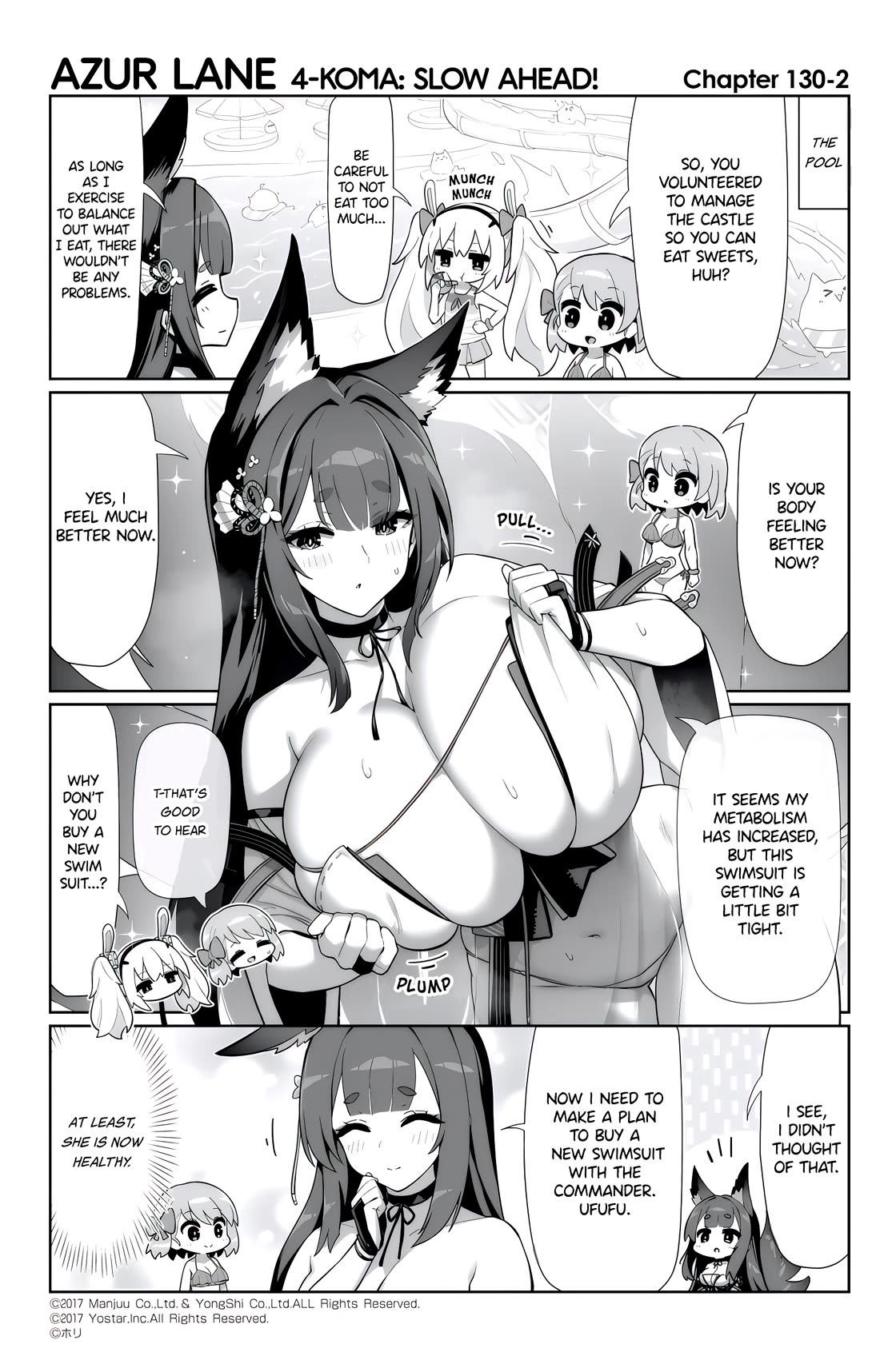 Azur Lane 4-koma: Slow Ahead Chapter 130 page 2 - Chapter 130: Amagi