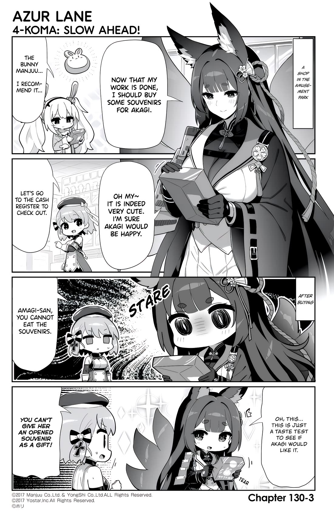 Azur Lane 4-koma: Slow Ahead Chapter 130 page 3 - Chapter 130: Amagi