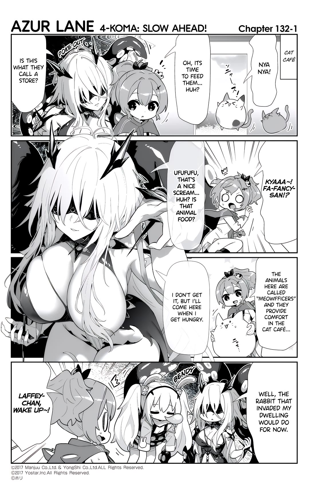 Azur Lane 4-koma: Slow Ahead Chapter 132 page 1 - Chapter 132: Fancy