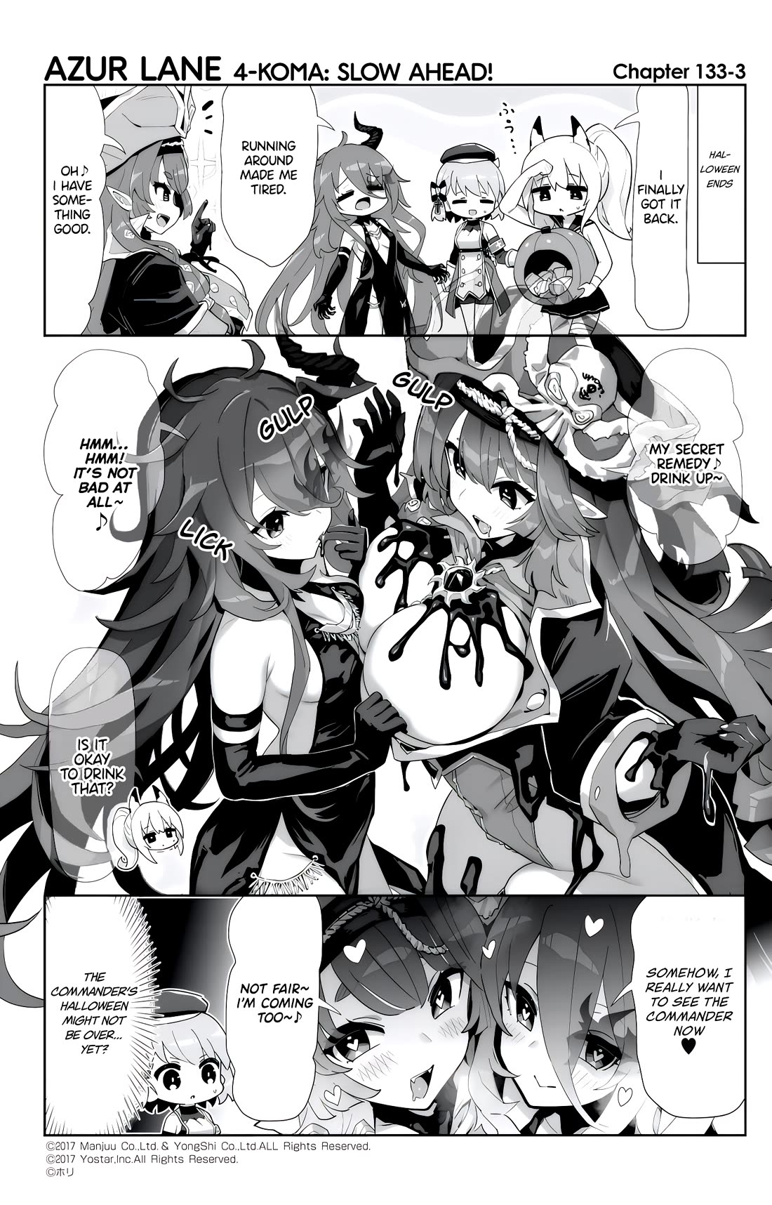 Azur Lane 4-koma: Slow Ahead Chapter 133 page 3 - Chapter 133: Amity & Portsmouth Adventure