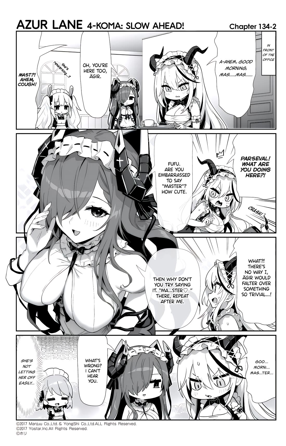 Azur Lane 4-koma: Slow Ahead Chapter 134 page 2 - Chapter 134: August von Parseval