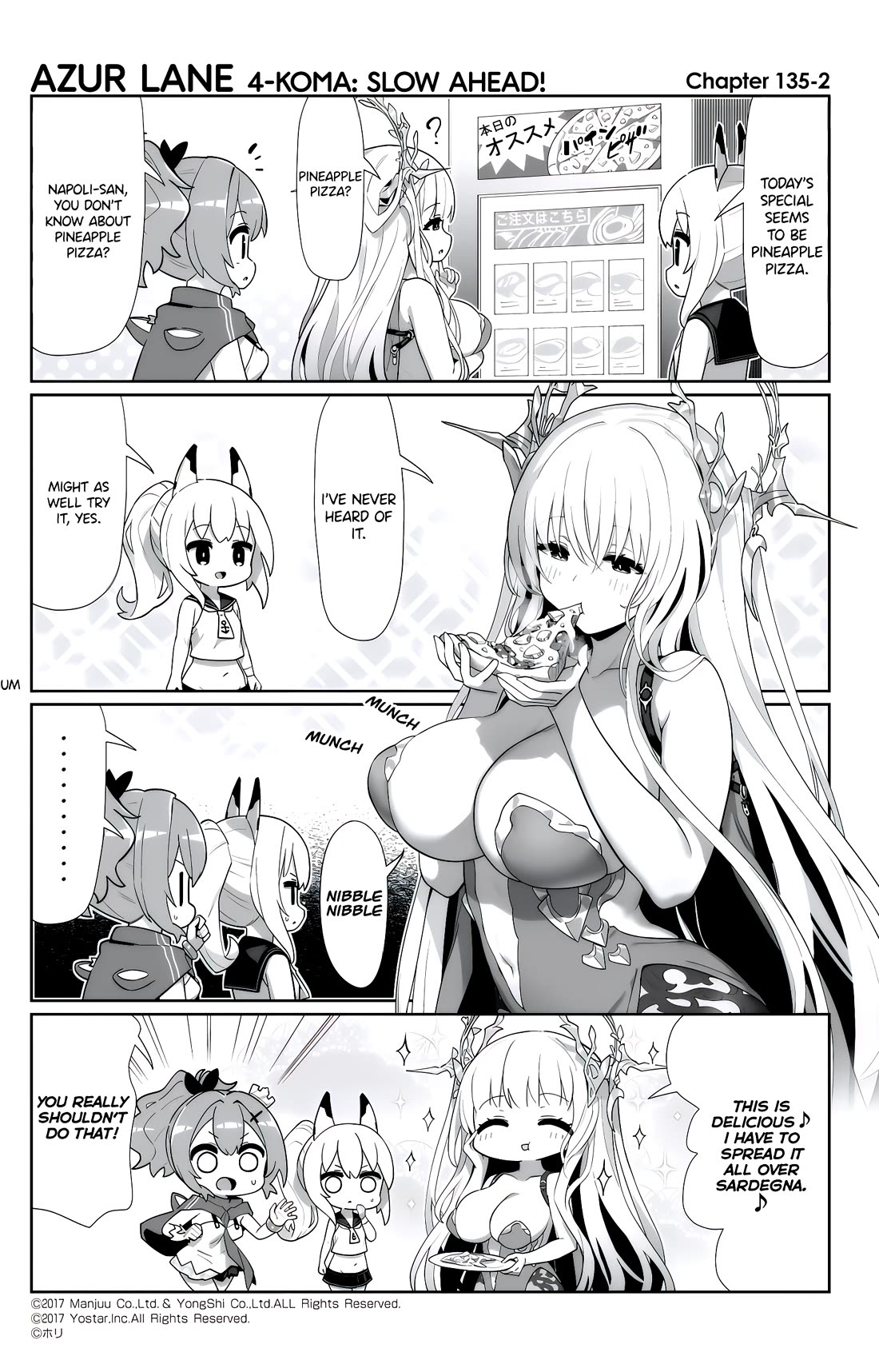 Azur Lane 4-koma: Slow Ahead Chapter 135 page 2 - Chapter 135: Napoli