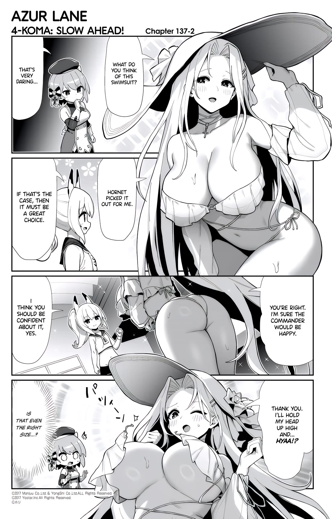 Azur Lane 4-koma: Slow Ahead Chapter 137 page 2 - Chapter 137: Yorktown