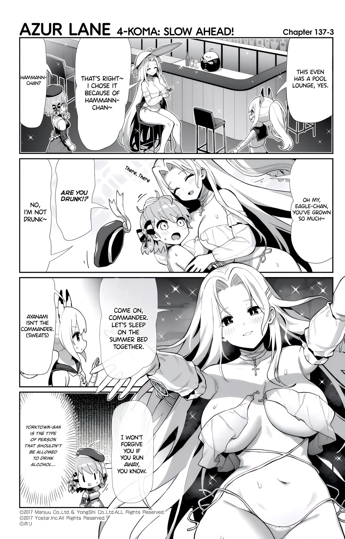Azur Lane 4-koma: Slow Ahead Chapter 137 page 3 - Chapter 137: Yorktown