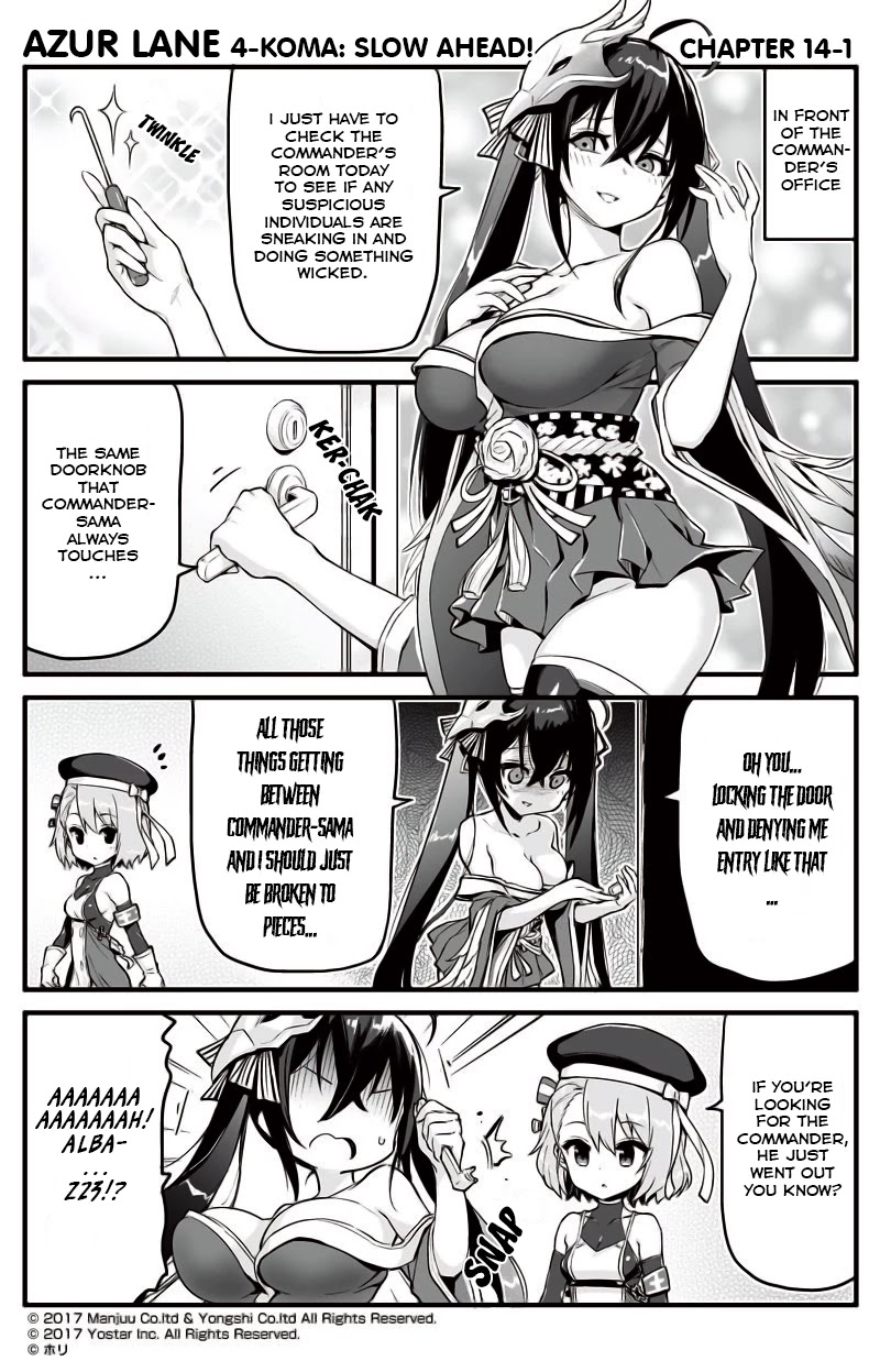 Azur Lane 4-koma: Slow Ahead Chapter 14 page 1 - Chapter 14