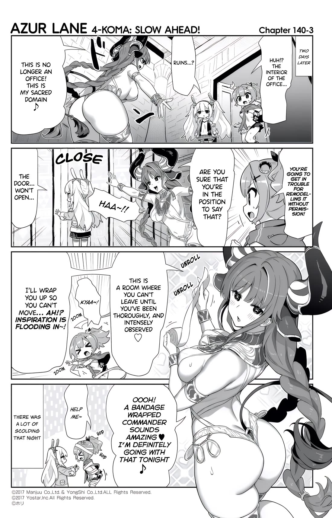 Azur Lane 4-koma: Slow Ahead Chapter 140 page 3 - Chapter 140: Raffaello