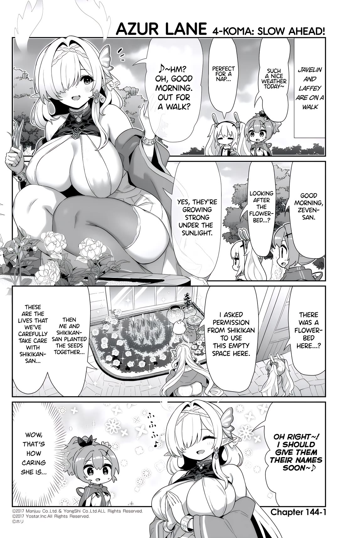 Azur Lane 4-koma: Slow Ahead Chapter 144 page 1 - Chapter 144: De Zeven Provinciën