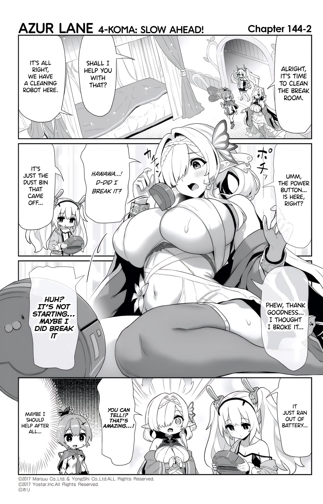 Azur Lane 4-koma: Slow Ahead Chapter 144 page 2 - Chapter 144: De Zeven Provinciën