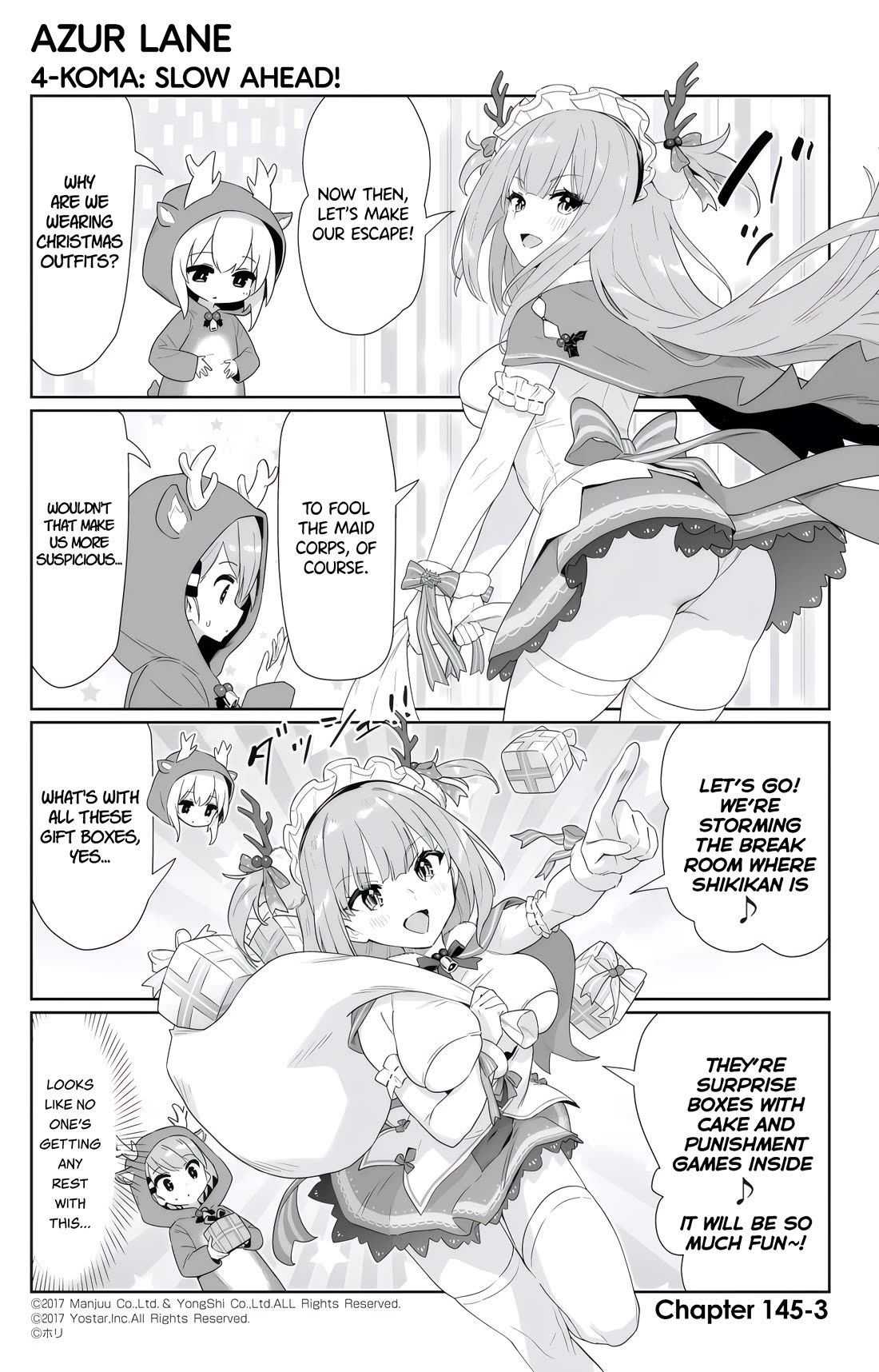 Azur Lane 4-koma: Slow Ahead Chapter 145 page 3 - Chapter 145: Neptune