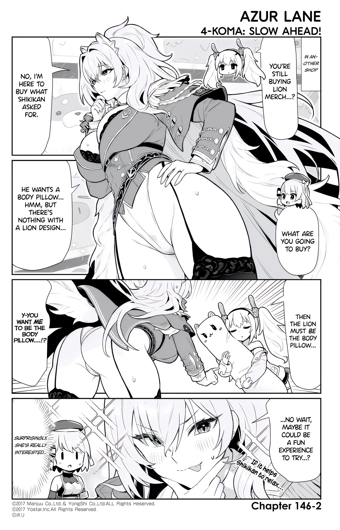 Azur Lane 4-koma: Slow Ahead Chapter 146 page 2 - Chapter 146: Lion