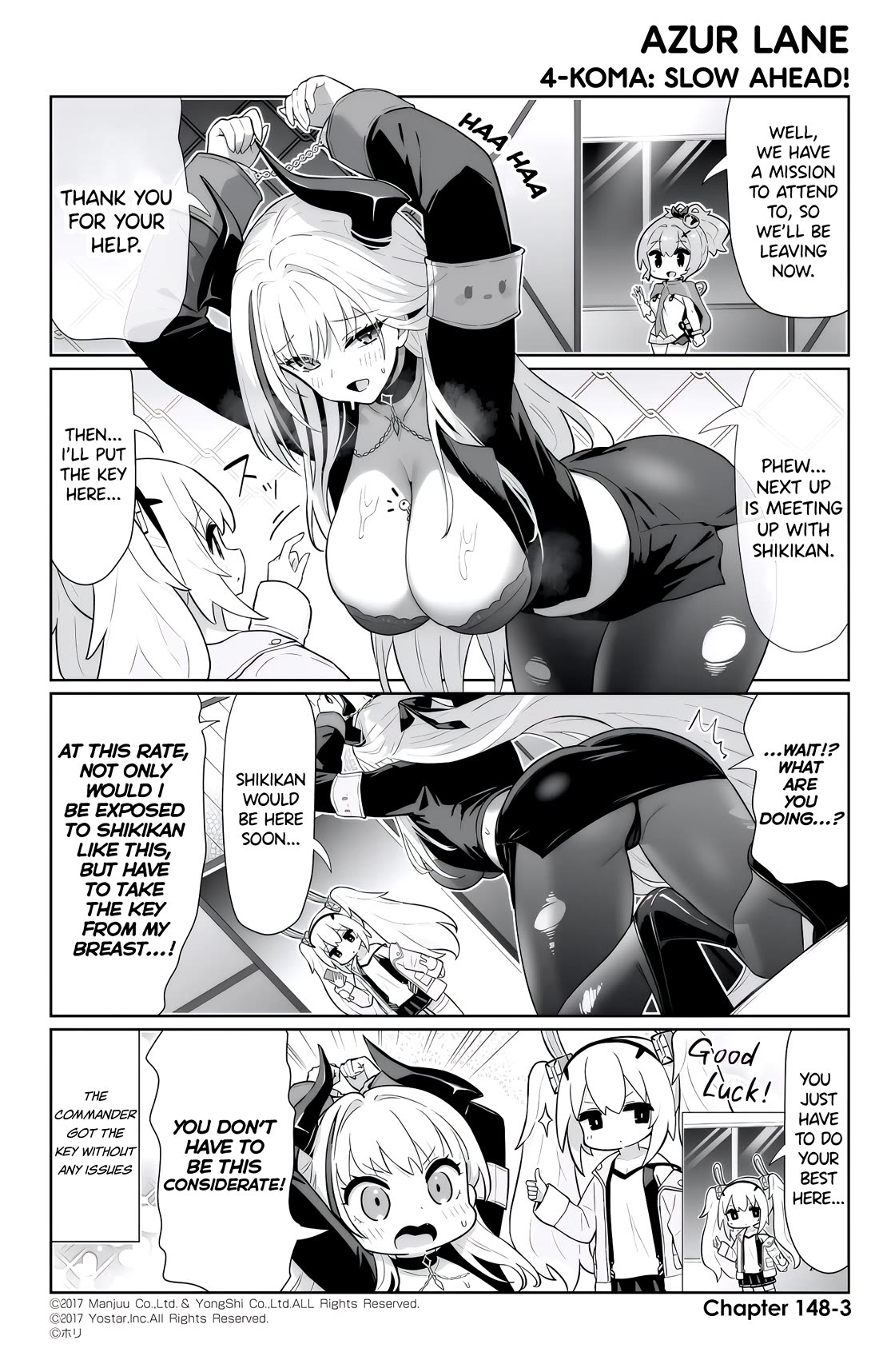Azur Lane 4-koma: Slow Ahead Chapter 148 page 3 - Chapter 148: Admiral Zenker