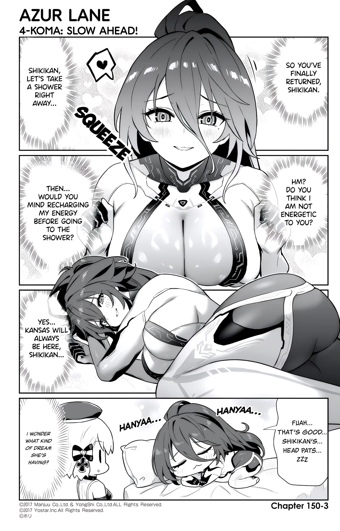 Azur Lane 4-koma: Slow Ahead Chapter 150 page 3 - Chapter 150: Kansas