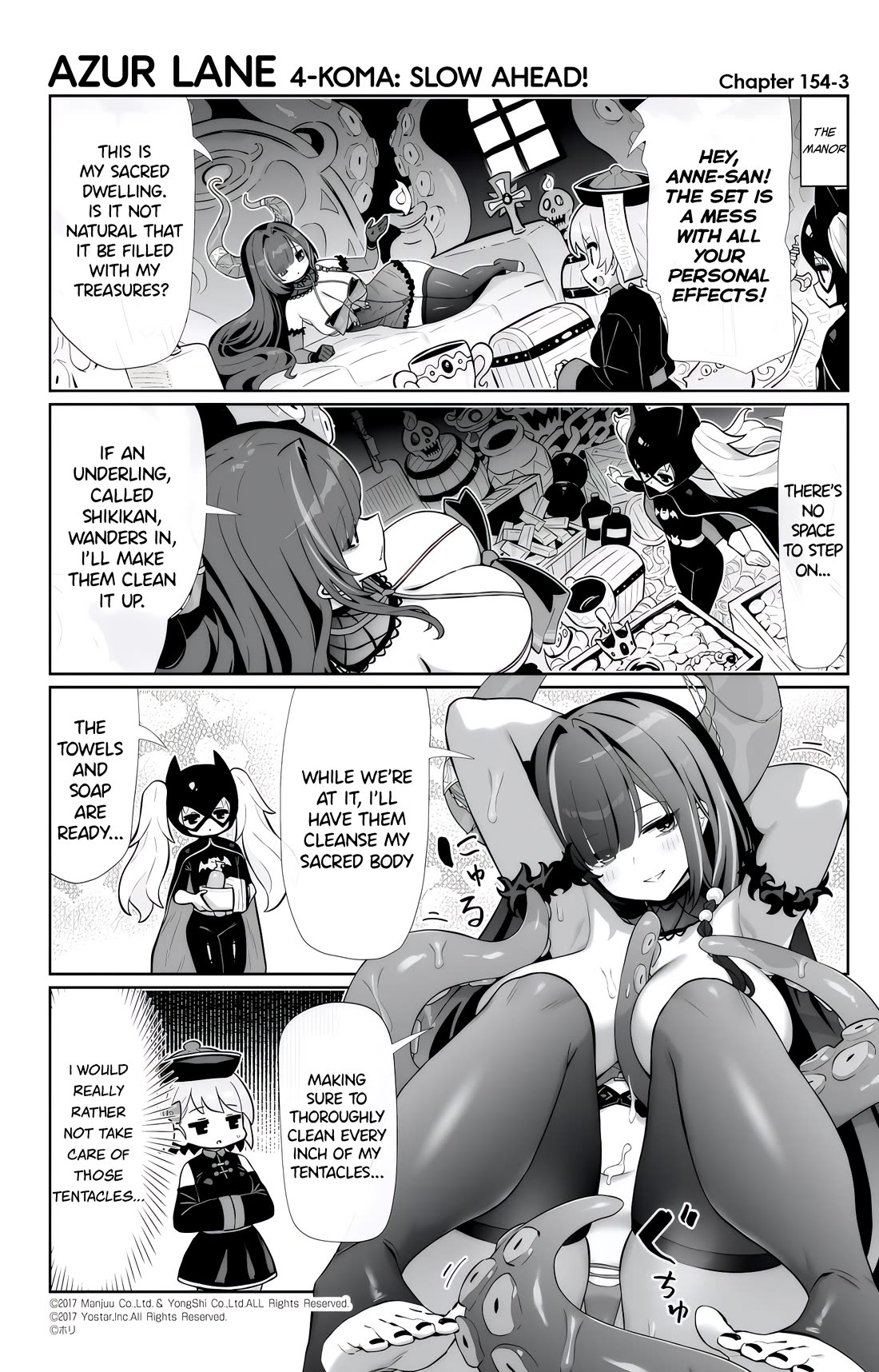 Azur Lane 4-koma: Slow Ahead Chapter 154 page 3 - Chapter 154: Queen Anne's Revenge