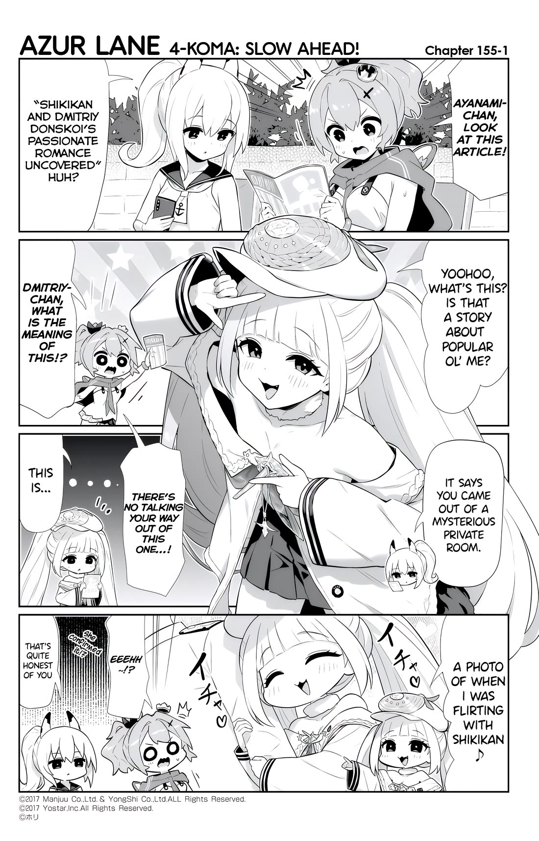 Azur Lane 4-koma: Slow Ahead Chapter 155 page 1 - Chapter 155: Dmitri Donskoi