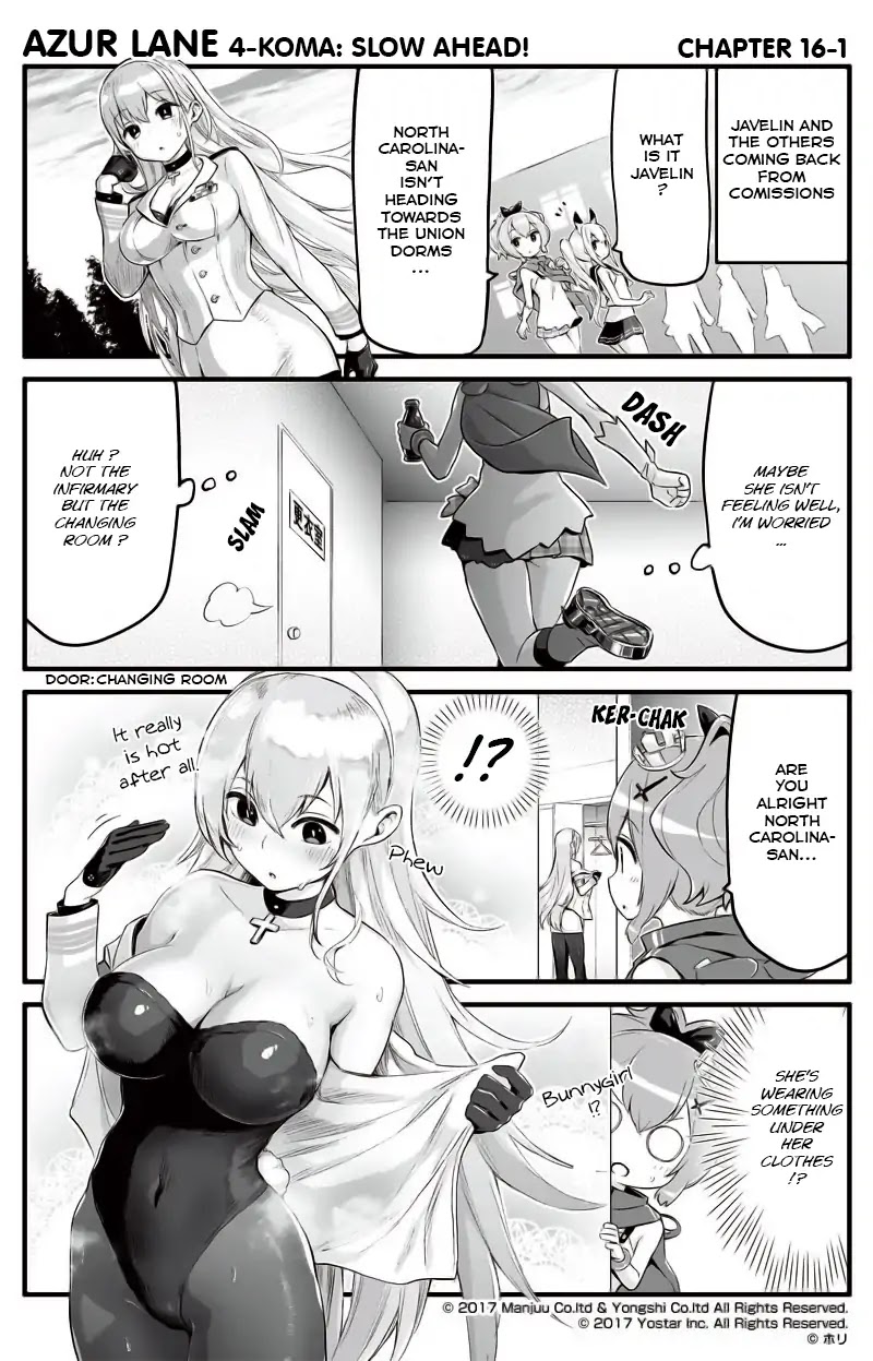 Azur Lane 4-koma: Slow Ahead Chapter 16 page 1 - Chapter 16