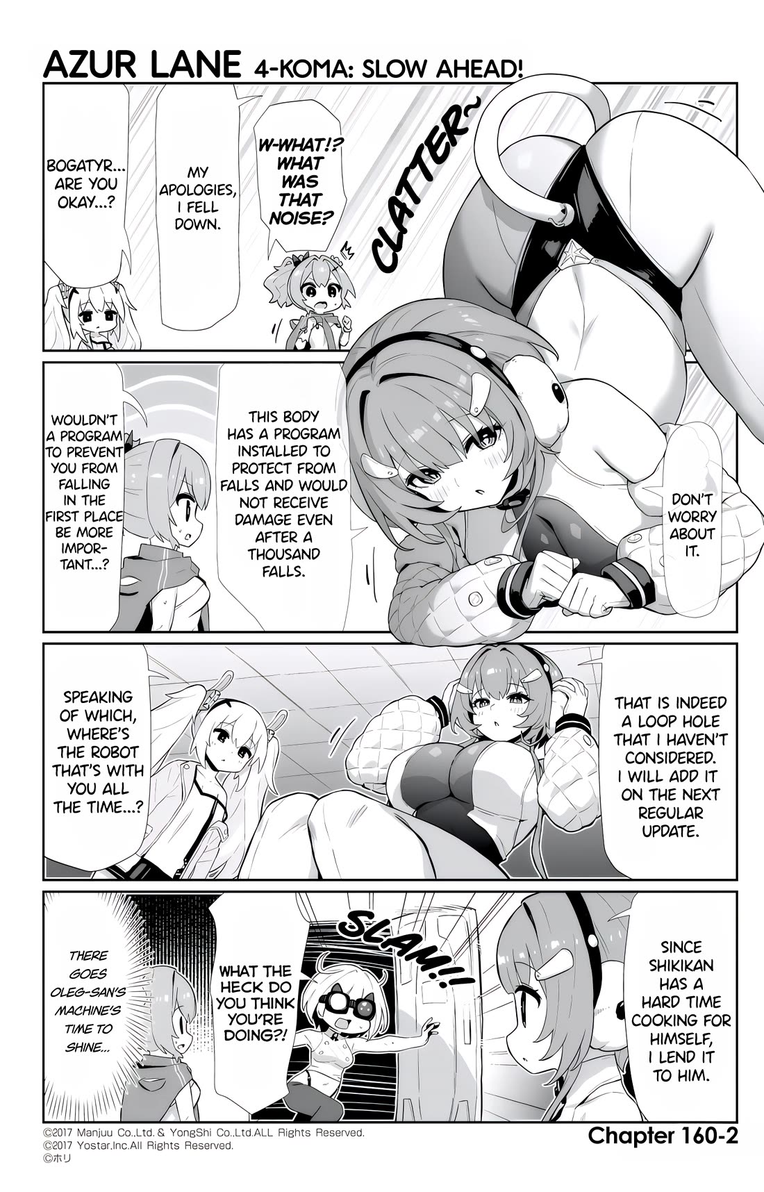 Azur Lane 4-koma: Slow Ahead Chapter 160 page 2 - Chapter 160: Oleg & Bogatyr