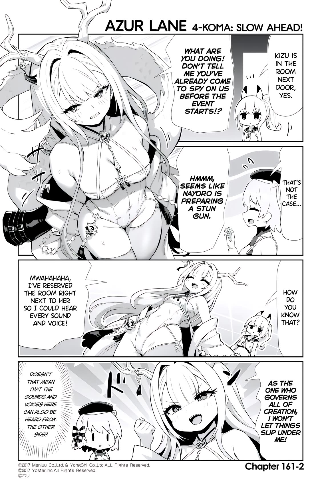 Azur Lane 4-koma: Slow Ahead Chapter 161 page 2 - Chapter 161: Nayoro & Kizu
