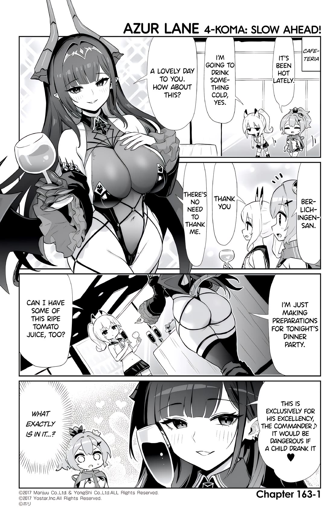 Azur Lane 4-koma: Slow Ahead Chapter 163 page 1 - Chapter 163: Götz von Berlichingen
