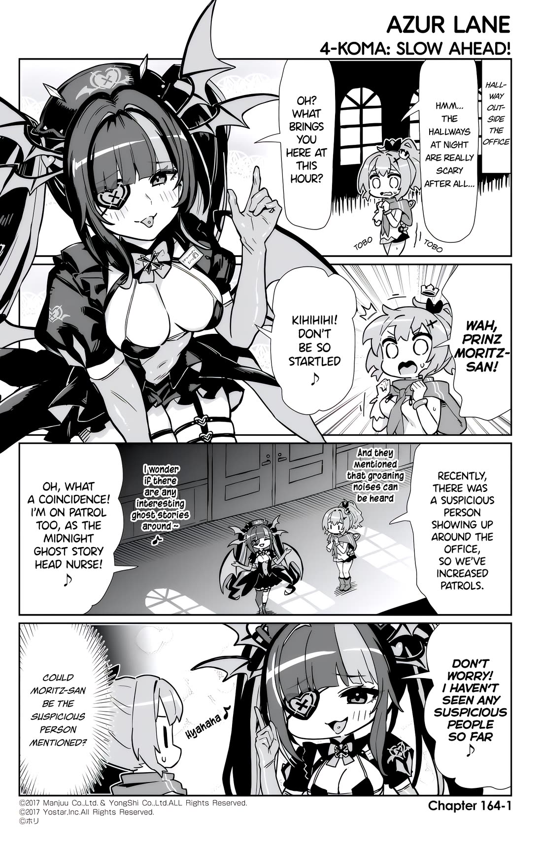 Azur Lane 4-koma: Slow Ahead Chapter 164 page 1 - Chapter 164: Prinz Moritz