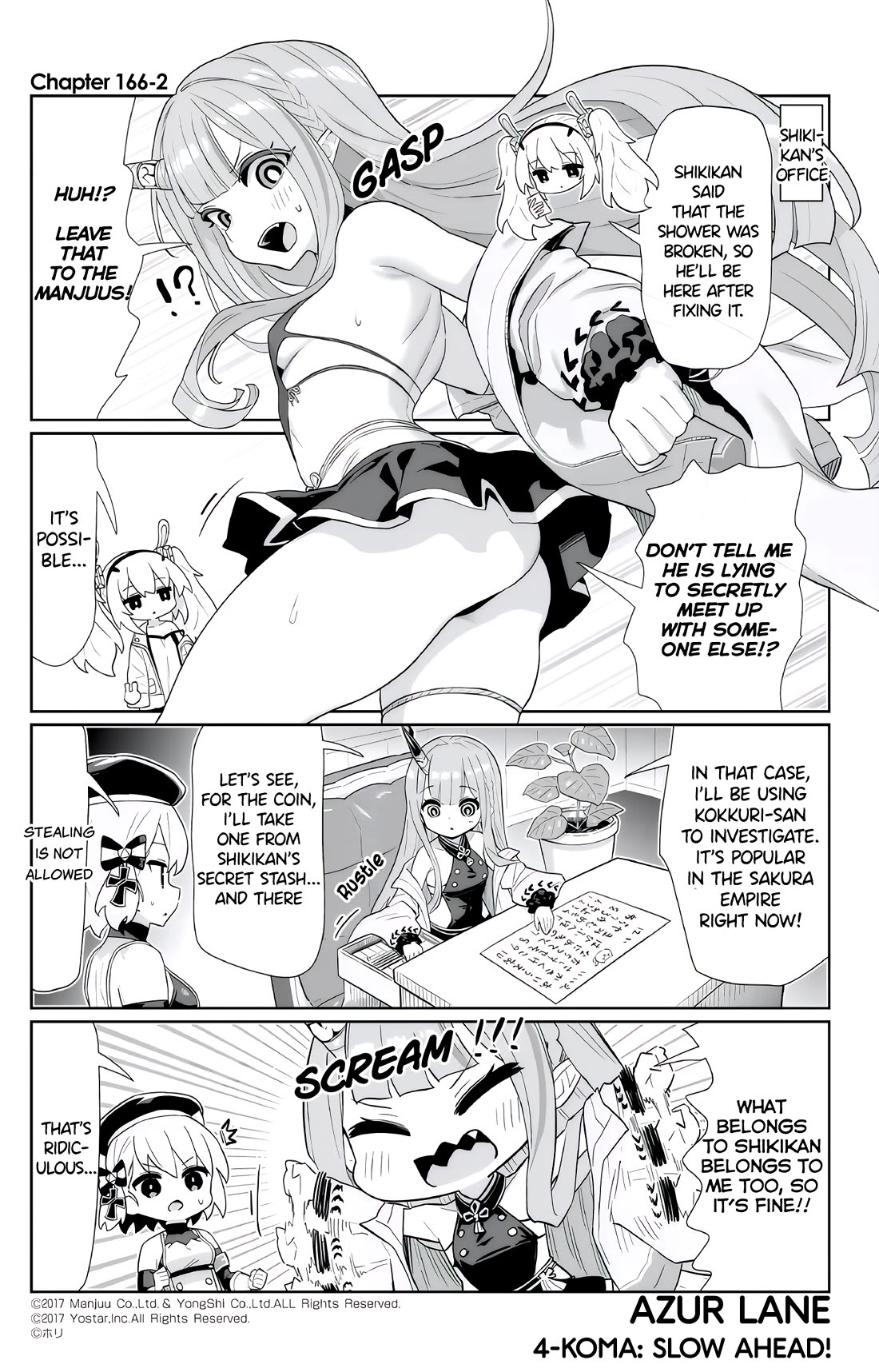 Azur Lane 4-koma: Slow Ahead Chapter 166 page 2 - Chapter 166: Amatsukaze